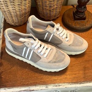 PESERICO Multimaterial Sneakers :: size 40 (US 9-9.5)